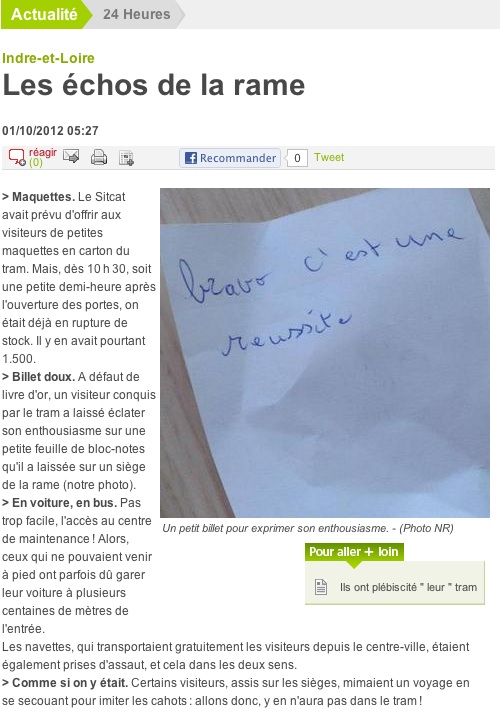 Article NR Tram Tours 01-10-12 - 3 Article NR Tram Tours 01-10-12 - 3