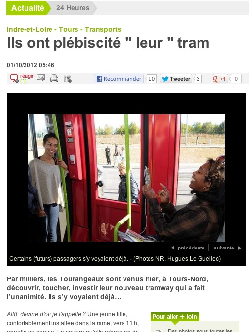 Article NR Tram Tours 01-10-12 Article NR Tram Tours 01-10-12