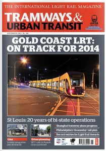 couverture article RCP tramway and urban transit 12-2013 couverture article RCP tramway and urban transit 12-2013